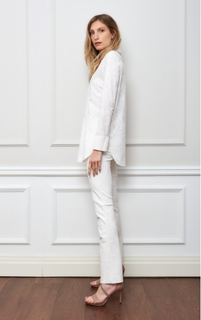 PETRONLLA PRINTED  JERSEY PANTS