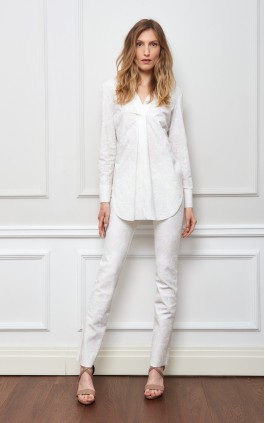 PETRONLLA PRINTED  JERSEY PANTS