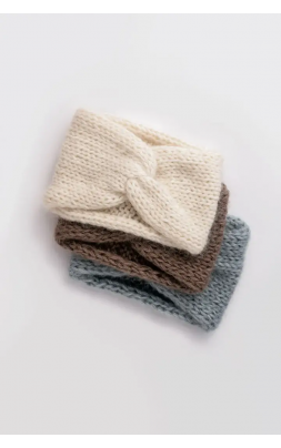 KNIT MOHAIR TURBAN