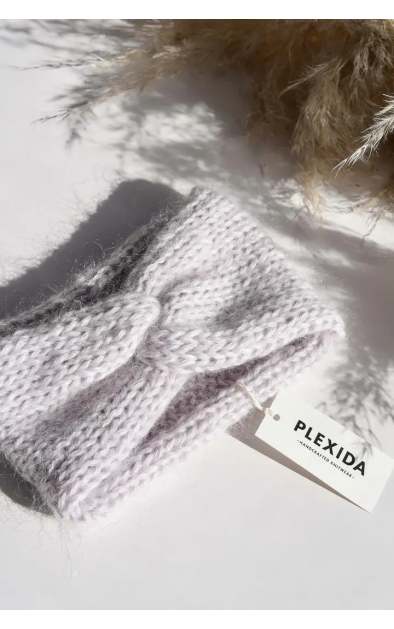 KNIT MOHAIR TURBAN