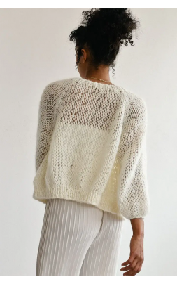 MOHAIR BOMBER CARDIGAN 2