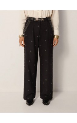 DIEGO EMBROIDERED PANTS