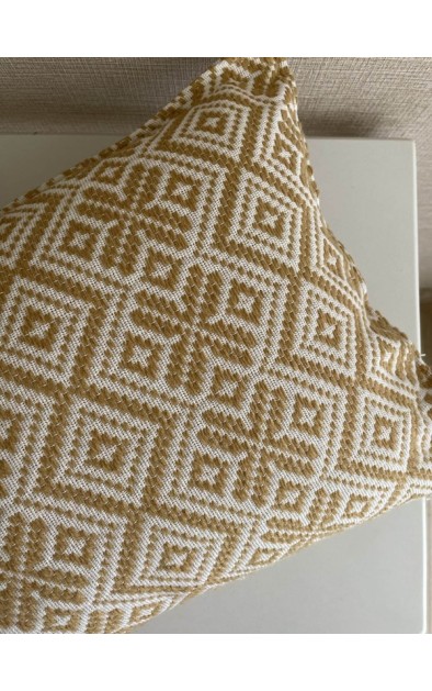 HAND-EMBROIDERED CUSHION