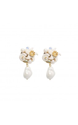 EARRINGS - TO THE SEA WHITE