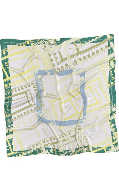 PARTHENON HARMONY SILK SCARF 90*90