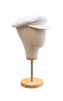 COTTON NAUTICAL CAP WHITE