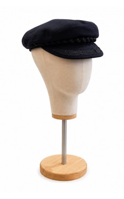 DARK BLUE FELT CAP 2