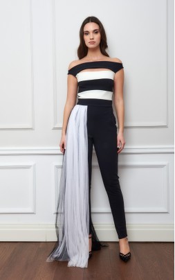 PALOMA JERSEY JUMPSUIT WITH...