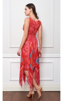 WARIS PRINTED JERSEY DRESS
