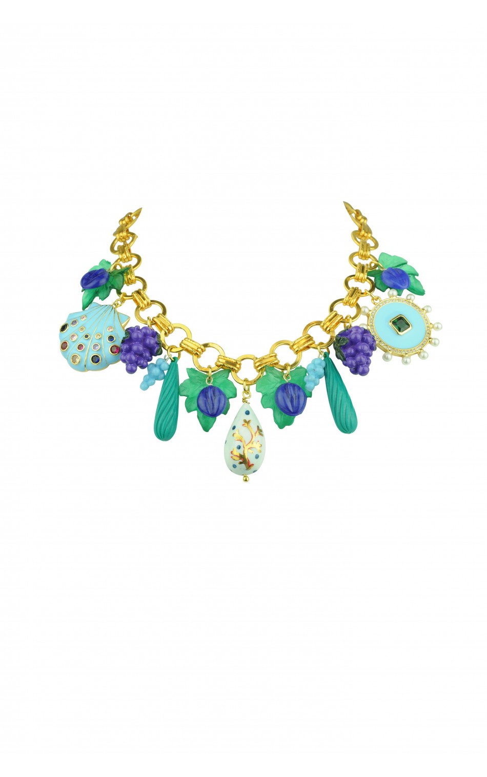 MORO CHARMS SHORT NECKLACE