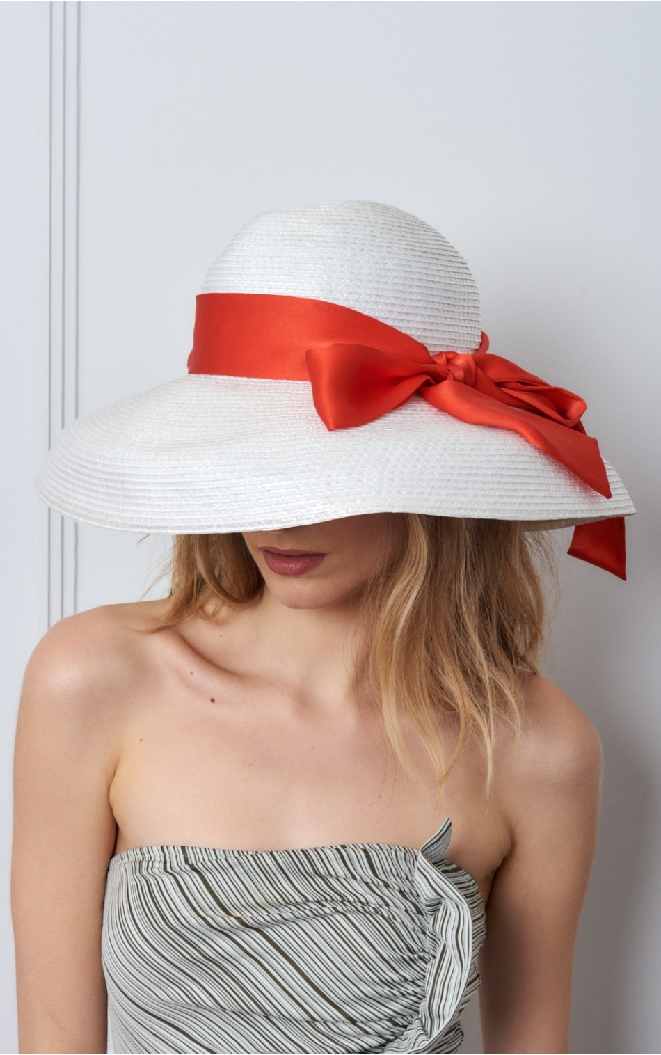 ACESO HAT WITH SILK RIBBON